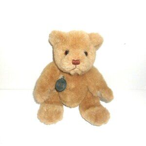 Gund Collectors Classic Vintage Tan Teddy Bear Jointed 1985 Plush Sitting 6"